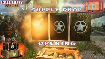 Call Of Duty WWII Supply Drop Opening  So Many Duplicates