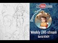 David Revoy Live Stream: Sketching and warmup