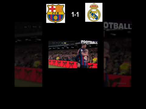 Barcelona vs Real Madrid La Liga 2023 #football