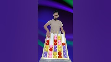 Fun&chois colour balls sorting challenge game #asmr #satisfying #asmrgames #ytshorts 🔴 🟡 🟢 ⚫️ #fun