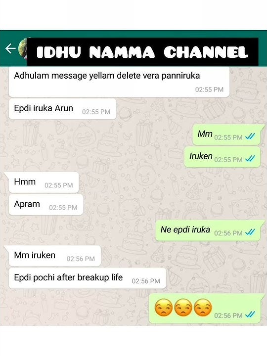 After Breakup 💔 Very Emotional Chat 😭 Whatsapp Chat Tamil
