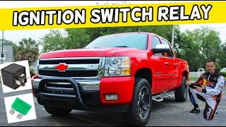 CHEVROLET SILVERADO IGNITION SWITCH RELAY LOCATION 2006 2007 2008 2009 2010 2011 2012 2013