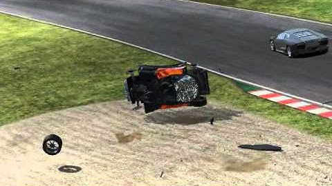 Need for Speed Shift 2 Unleashed funny crash with Pagani Zonad Cinque