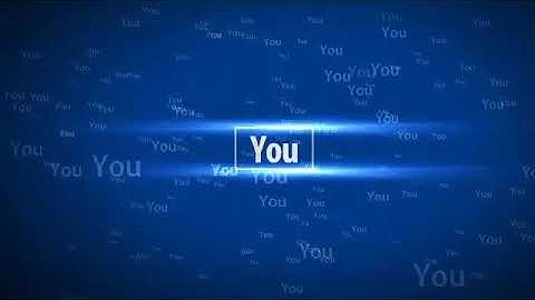 Intro / Outro. Welcome to my Channel