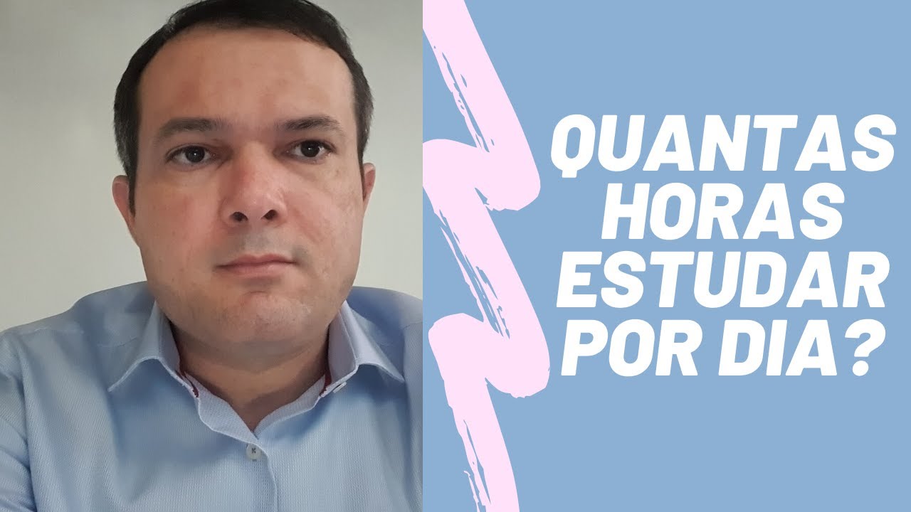 QUANTAS HORAS ESTUDAR POR DIA? - YouTube