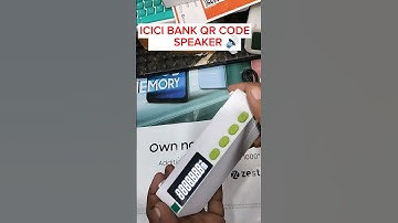 icici bank qr code speaker !! icici eazypay qr code !! icici qr code sound box #icicibank #shorts