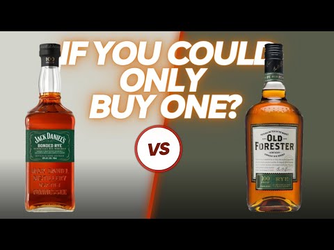 Best Budget Rye is?? Jack Daniel's Bonded Rye vs Old Forester 100 Proof Rye!