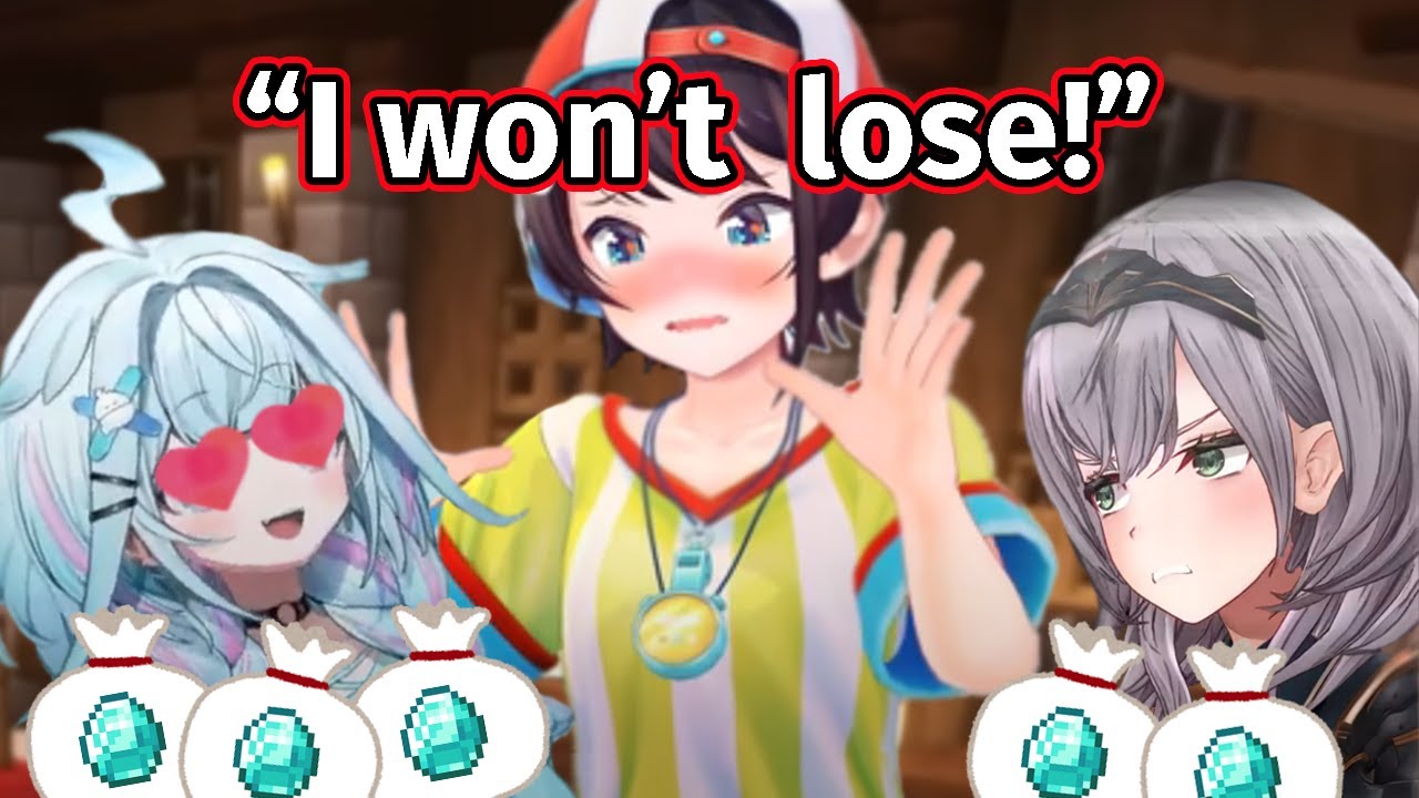 Noel and Su AUCTION BATTLE Over Subaru! [Hololive JP]