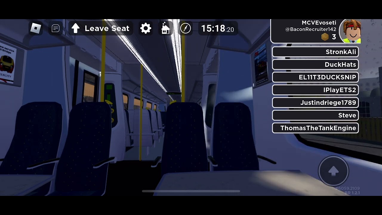 Short journey on Intercity class 350 from Belmond Green to Fleetwood