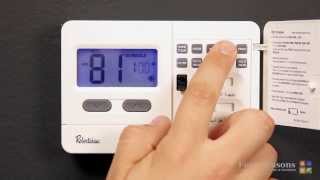 Programming Your Robert Shaw Thermostat