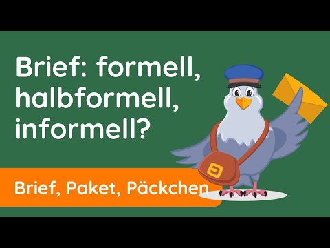 Video: Was bedeutet halbformell?