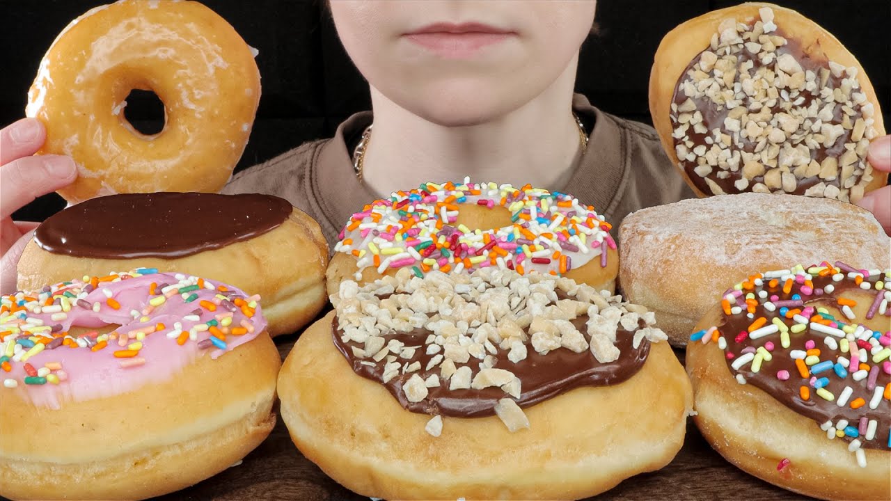 ASMR Dunkin Donuts Dessert Mukbang 먹방