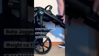 Baby Jogger City Select 2: Weight and Dimensions