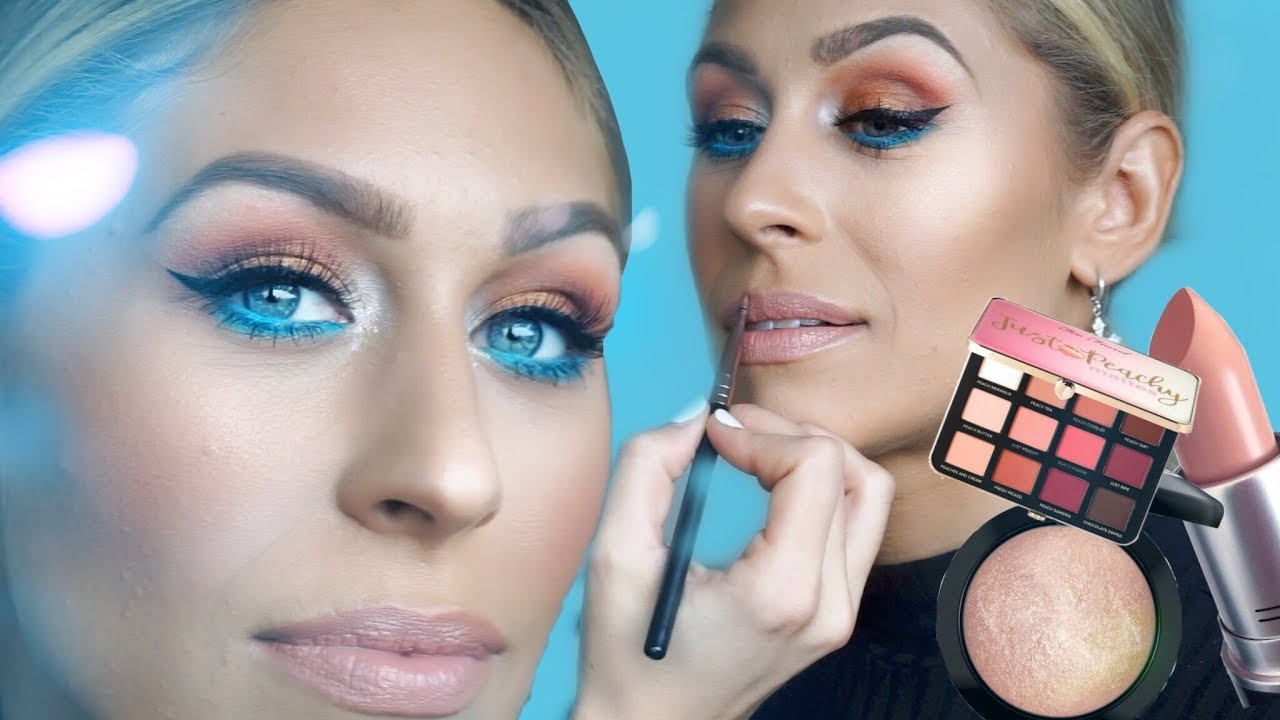 HOW TO MAKE BLUE EYES POP������ | Makeup für blaue Augen - YouTube