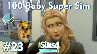 Sims 4: 100 Baby Super Sim Universität #23 - Der erste Roboter - [deutsch]