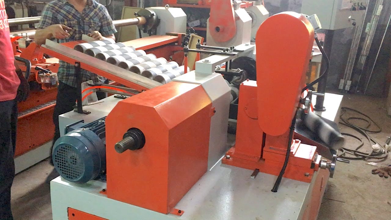 Paper Tube Edge Curling Machine, Paper Tube Grinding Machine, work for