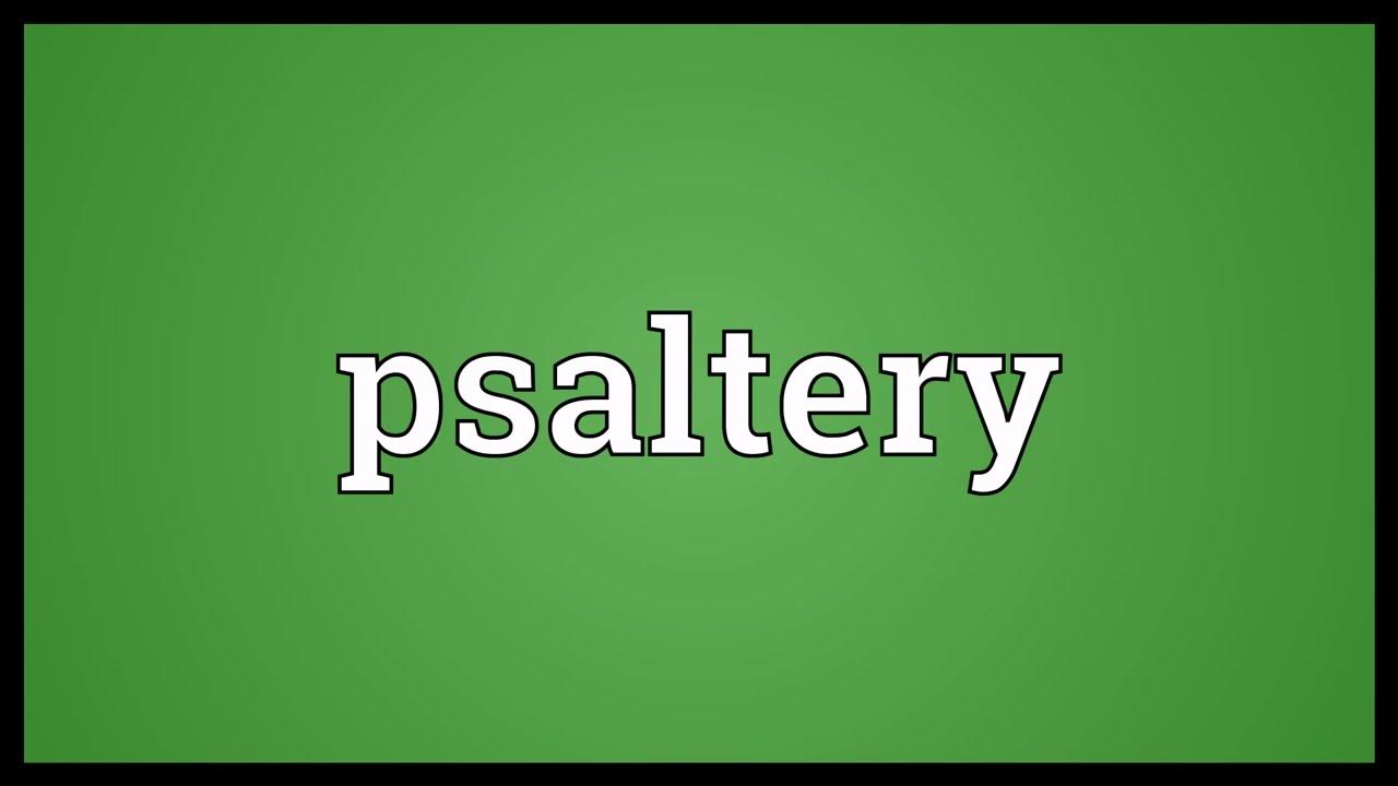 Psaltery Meaning Psaltery means in English _ definition YouTube