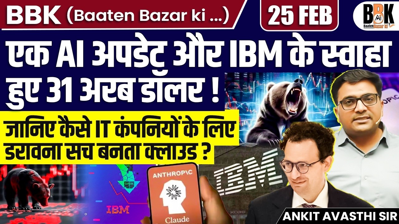 Anthropic’s COBOL Tool Shock 🚨 IBM Sees Biggest Stock Drop in 25 Years | By Ankit Sir