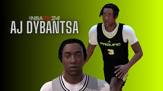 Aj Dybantsa Face Creation Nba 2K24