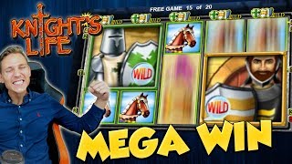 BIG WIN!!! Knights Life Big win - Casino Games - free spins (Online Casino)