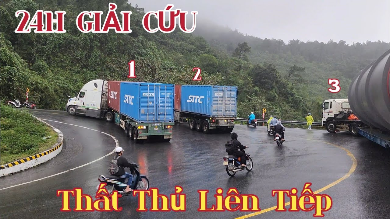 GIẢI CỨU TÀI XẾ BỊ BỎ ĐÓI XUỐT 24H VÌ KHÔNG THỂ VƯỢT QUA KHÚC CUA GẤP TRÊN ĐÈO