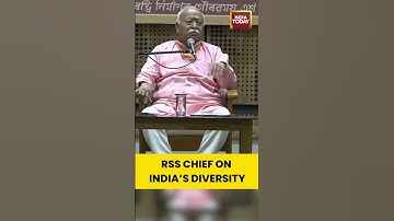 RSS Chief #mohanbhagwat on India’s Diversity, Unity, and Unique Global Identity #rss