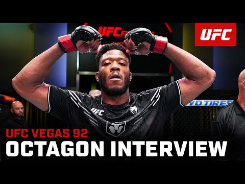 Oumar Sy Octagon Interview  UFC Vegas 92