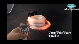 16W RGBW LED fiber optic light emitter by may-ki.com