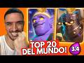 TOP 20 DEL MUNDO EN CLASH ROYALE!!! +2700 Top Rankeds ☺️🥰💀