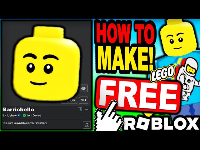 MAKE A LEGO AVATAR ON ROBLOX! #shorts