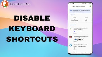 How To Turn Off And Disable Keyboard Shortcuts On DuckDuckGo App