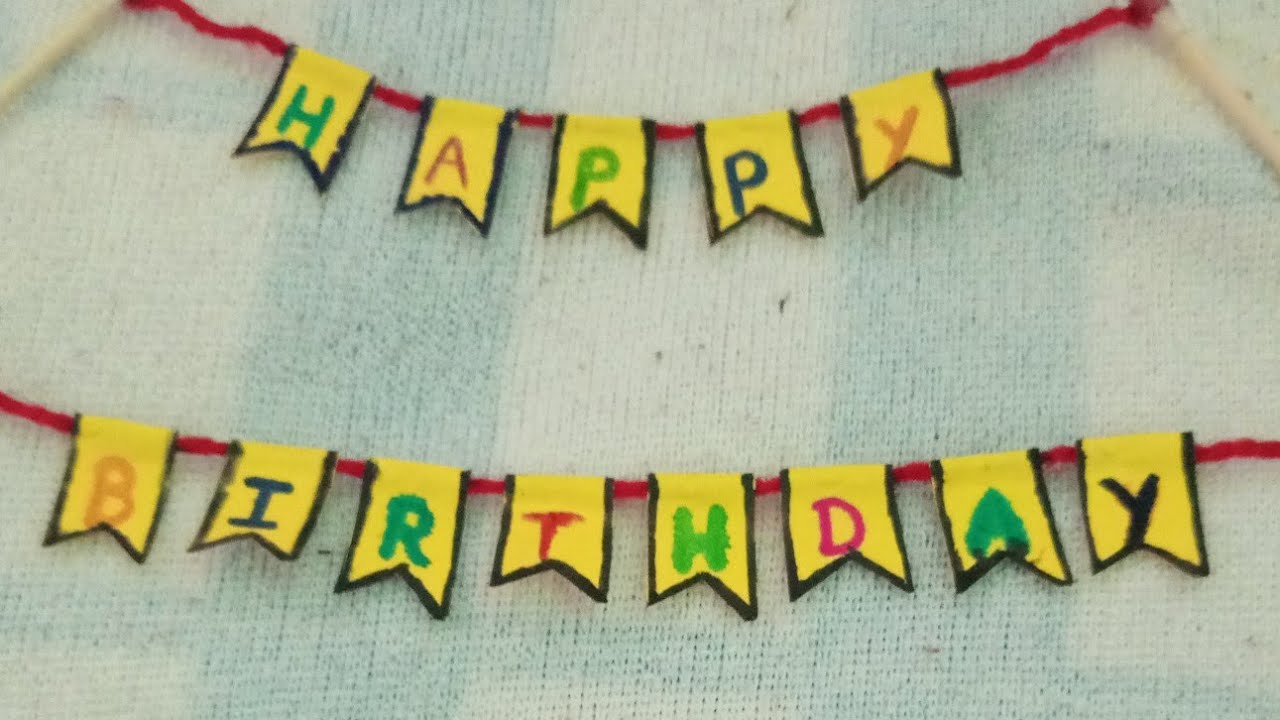 very easy cake topper making idea