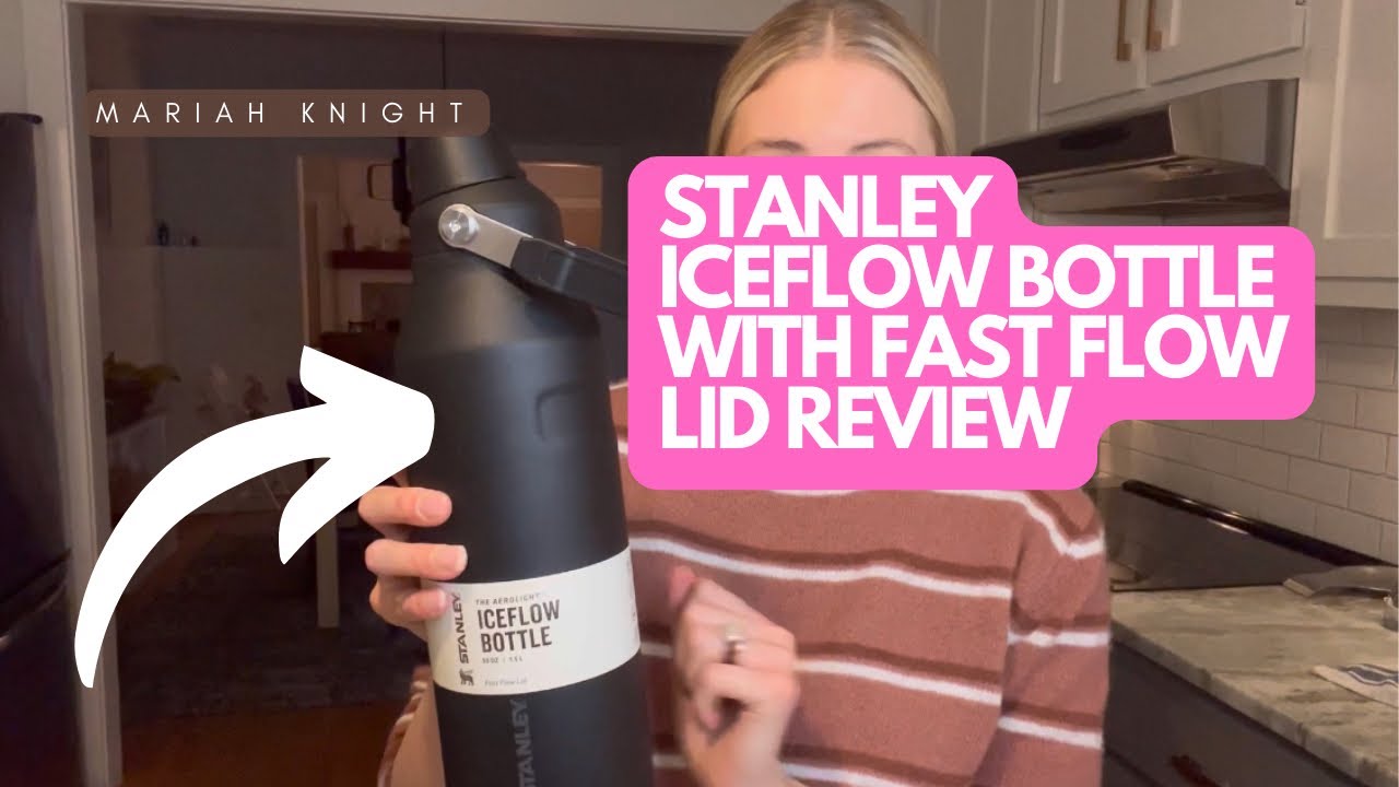 Stanley 24 oz. AeroLight IceFlow Bottle with Fast Flow Lid, Black