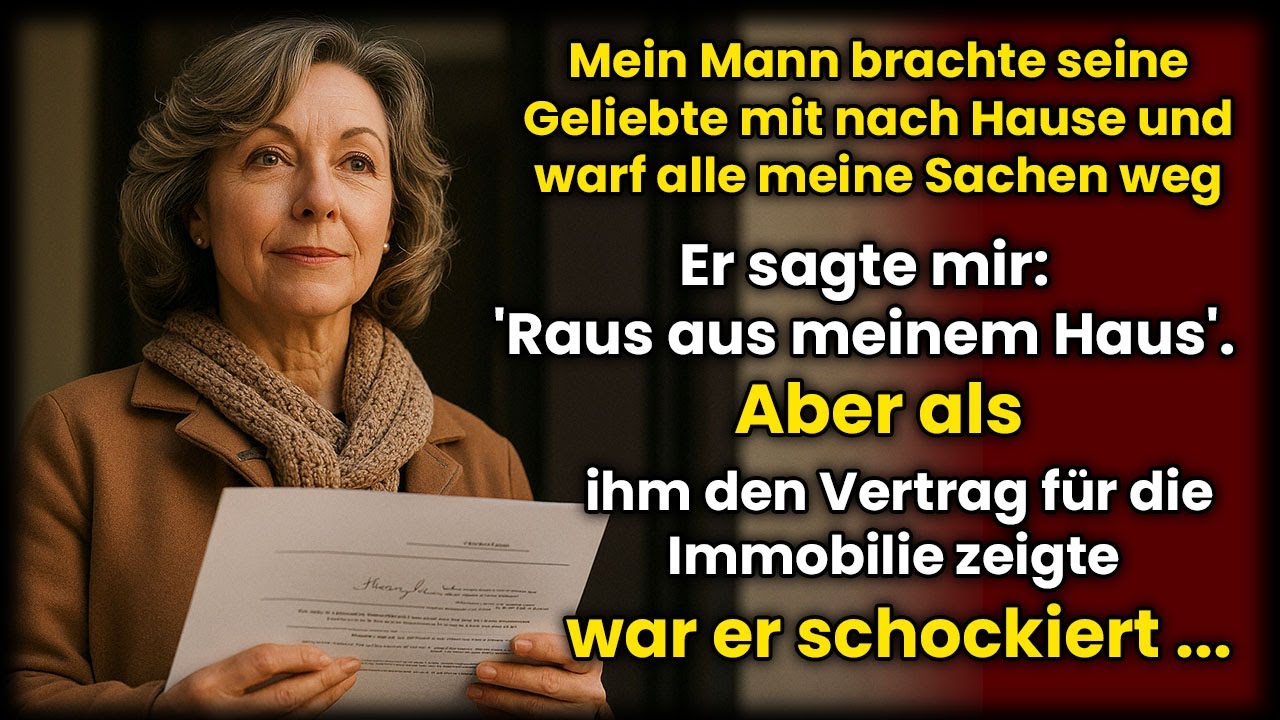 Er warf mich raus für seine Geliebte – doch ein einziges Dokument veränderte alles!