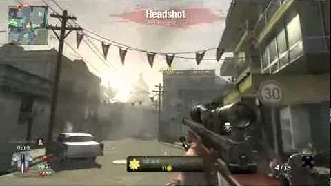 Black Ops - Sick Noscope across the map !