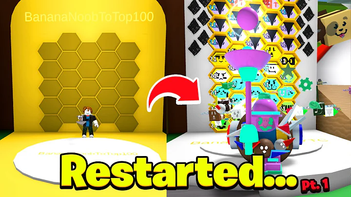 I Restarted Bee Swarm Simulator... Got 25 Bees! (Noob To Pro Educational Speedrun #1)