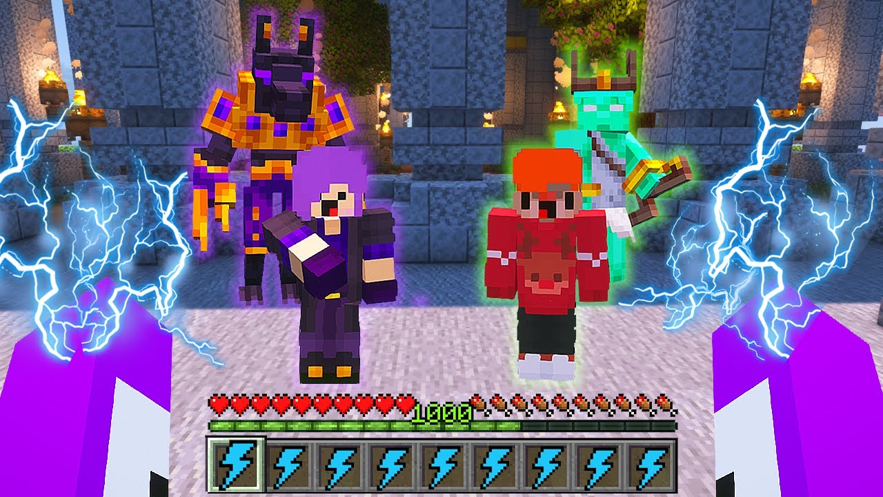 Usei os PODERES de DEUSES ANTIGOS para ACABAR com MEUS AMIGOS no MINECRAFT!!!