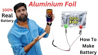 Battery Brilliance A DIY Project Using Aluminum Foil, LED Light, and a Homemade Battery