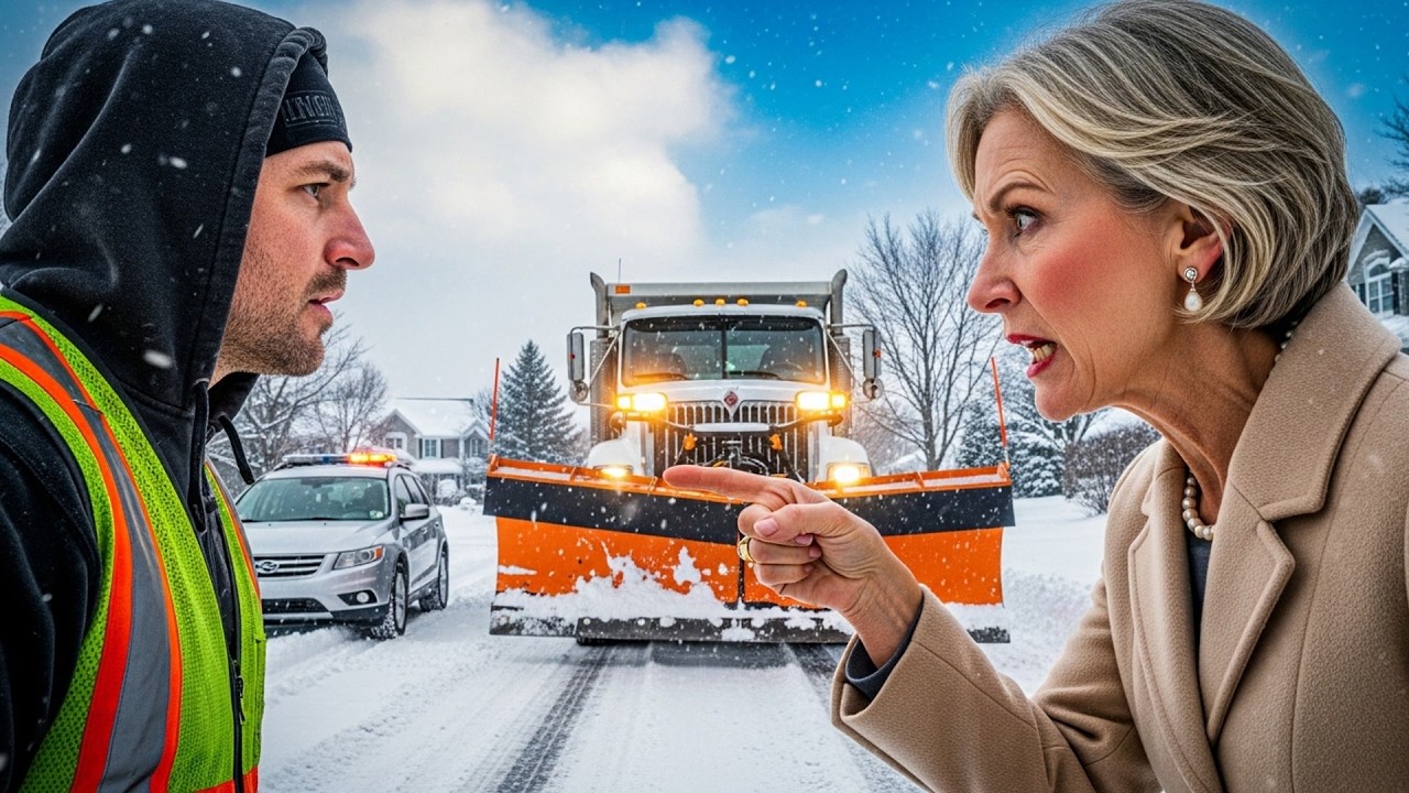 Karen Blocked My Plow During Emergency, Didn't Know I Plow The Route To Her House!