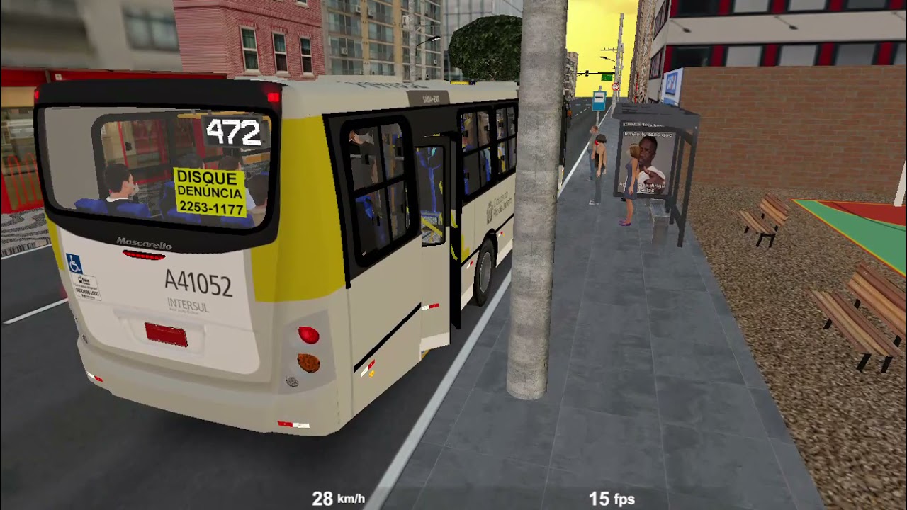 Proton Bus Simulator Jogando o mapa do rj na linha 472 triagem x leme no mascarello 2011 da real