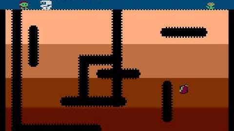 Atari 8-bit Dig Dug - glitch