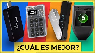 BITBOX02 vs COLDCARD MK4 vs LEDGER NANO X vs TREZOR T Which is the best Hardware Wallet? (2023)