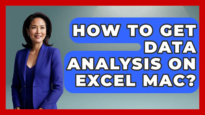 How To Get Data Analysis On Excel Mac? - The Friendly Statistician