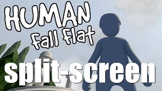 verliezen spannend Wardianzaak Human Fall Flat PC - local co-op gameplay (split-screen) - YouTube