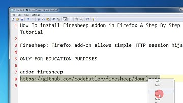 How To install Firesheep addon in Firefox A Step By Step Tutorial