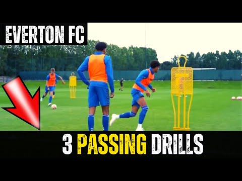 🔴🔵3 ''Excellent''Passing Drills Football Everton FC🔴🔵
