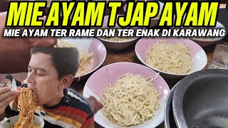 THE BUSIEST AND TASTIEST IN KARAWANG: MIE AYAM TJAP AYAM || SITUKANGDAHAR