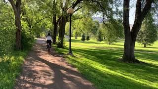 Bicycling the Riverfront Bike Path in Missoula, Montana
