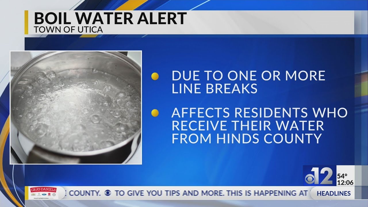 850 Utica customers under boil water notice YouTube