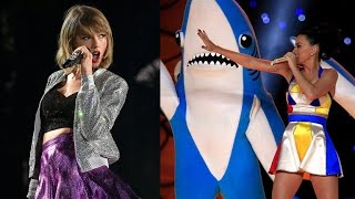 Did Taylor Swift Throw Some Left Shark Shade at Katy Perry On Stage?